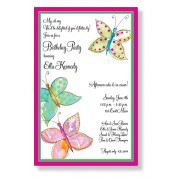 Butterfly Invitations, Butterfly Awash, Inviting Company